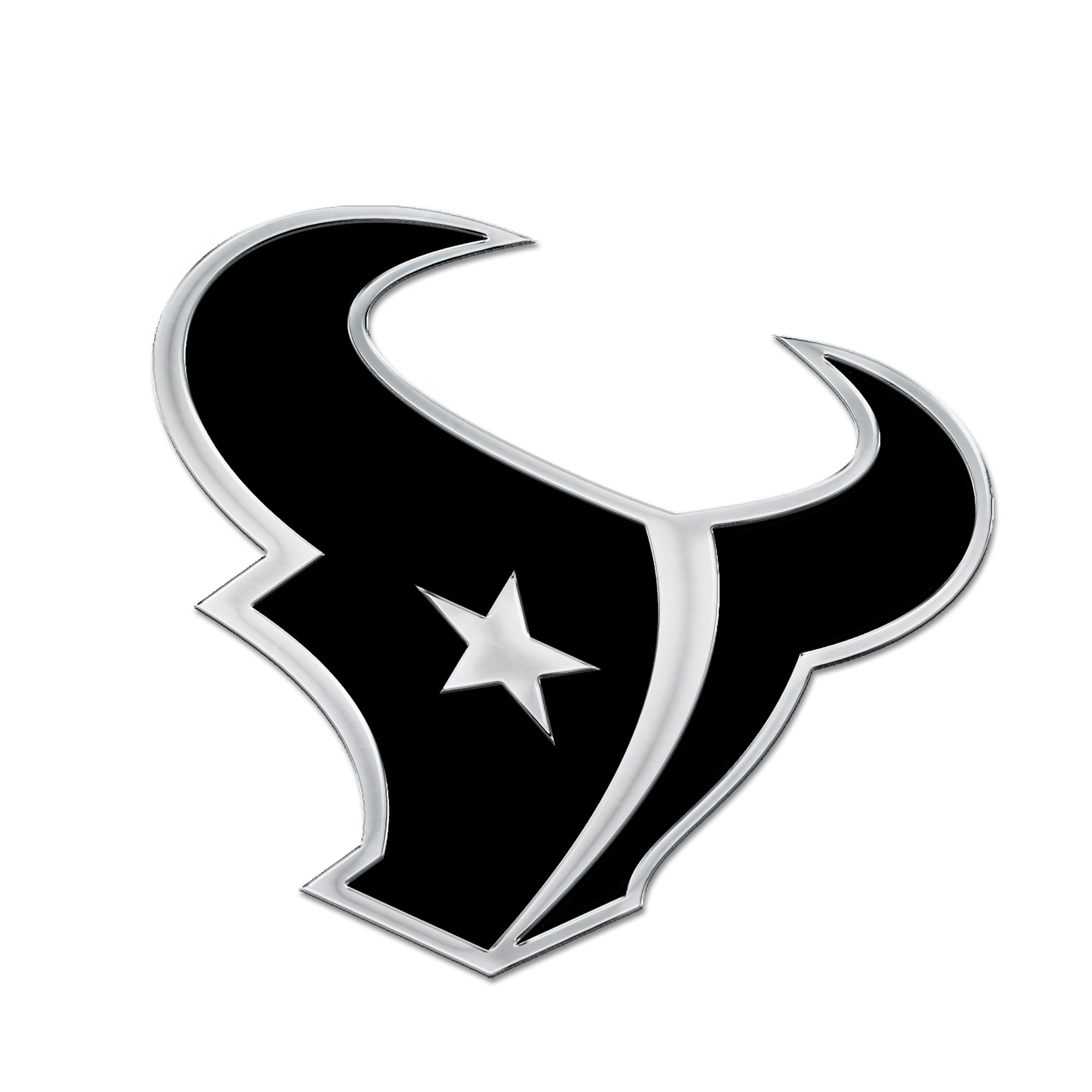 WinCraft Houston Texans Chrome MVP Car Emblem