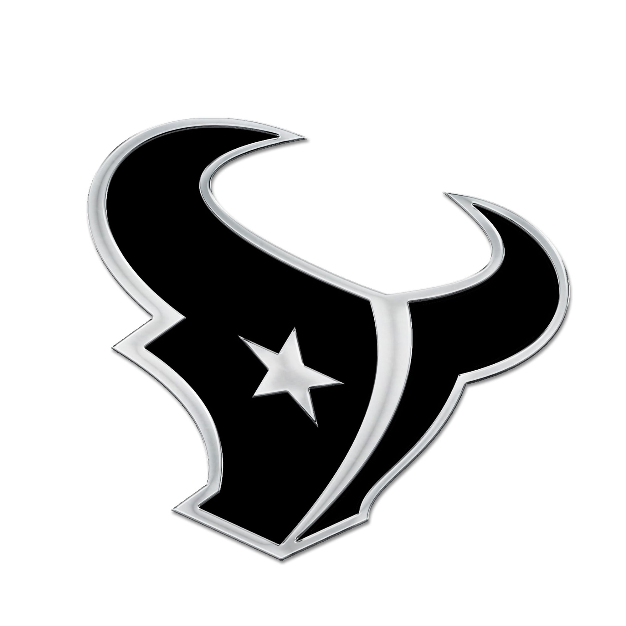 WinCraft Houston Texans Chrome MVP Car Emblem