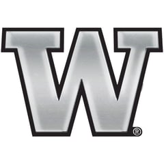 WinCraft Washington Huskies Chrome Auto Emblem