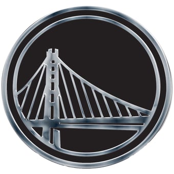 WinCraft Golden State Warriors Chrome Auto Emblem