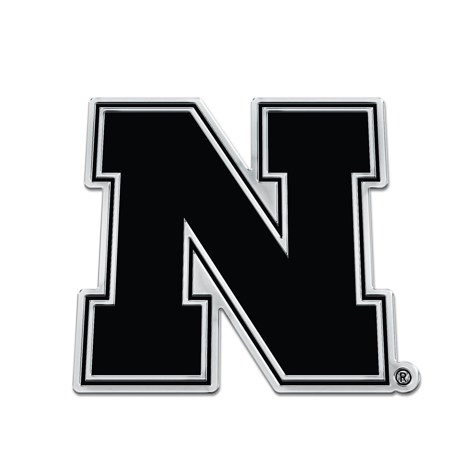 WinCraft Nebraska Huskers Chrome Auto Emblem
