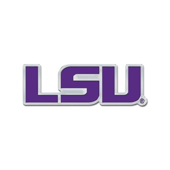 WinCraft LSU Tigers Colored Chrome Auto Emblem