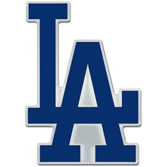 WinCraft Los Angeles Dodgers Colored Chrome Auto Emblem