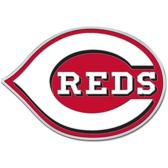 WinCraft Cincinnati Reds Colored Chrome Auto Emblem