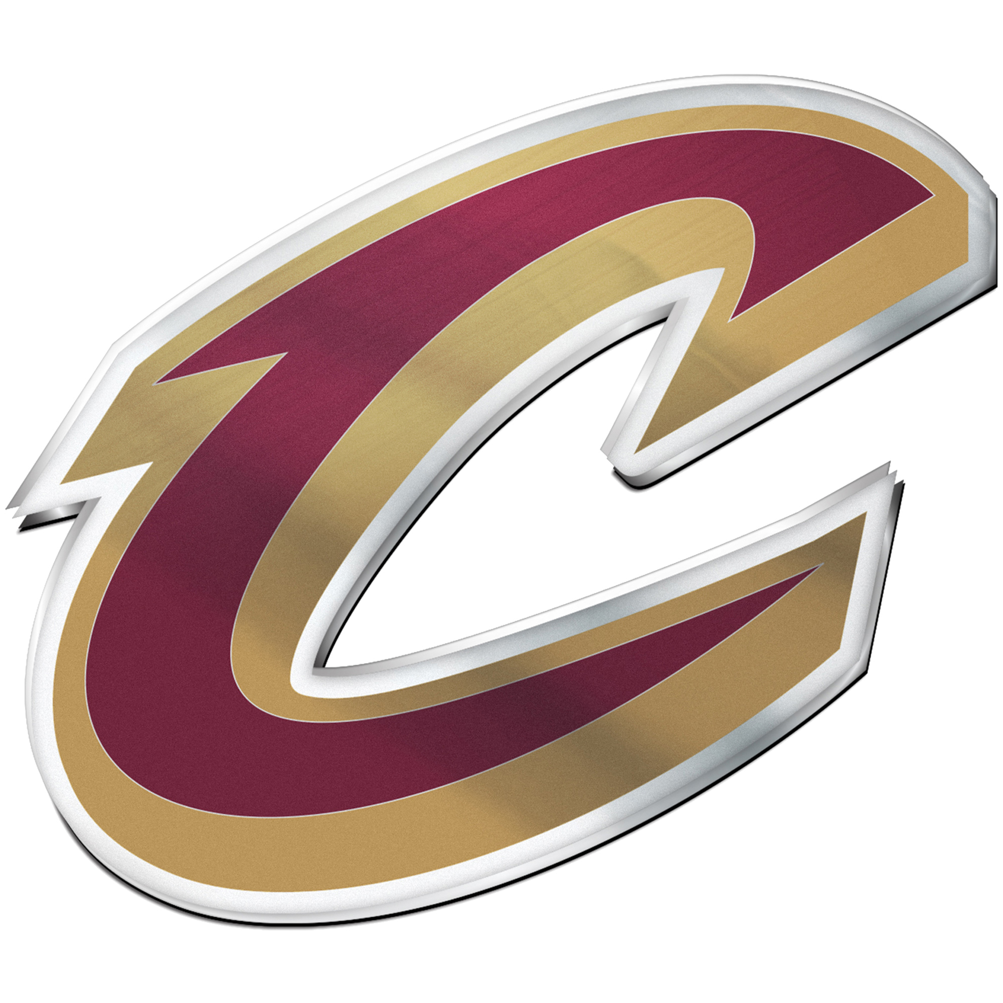 WinCraft Cleveland Cavaliers Colored Chrome Auto Emblem WinCraft Cleveland Cavaliers Colored Chrome Auto Emblem