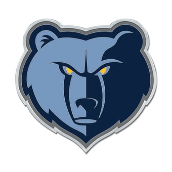 WinCraft Memphis Grizzlies Colored Chrome Auto Emblem