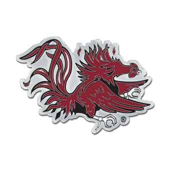 WinCraft South Carolina Gamecocks Colored Chrome Auto Emblem