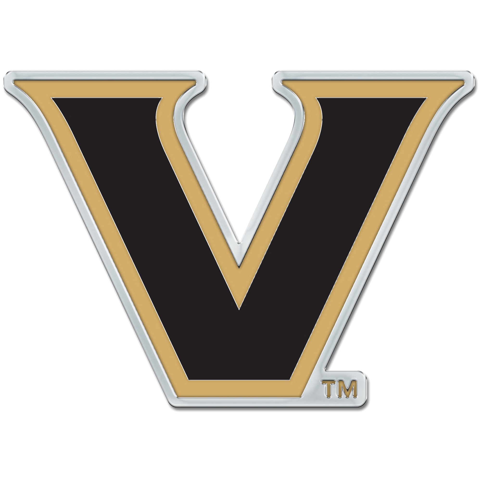 WinCraft Vanderbilt Commodores Colored Chrome Auto Emblem