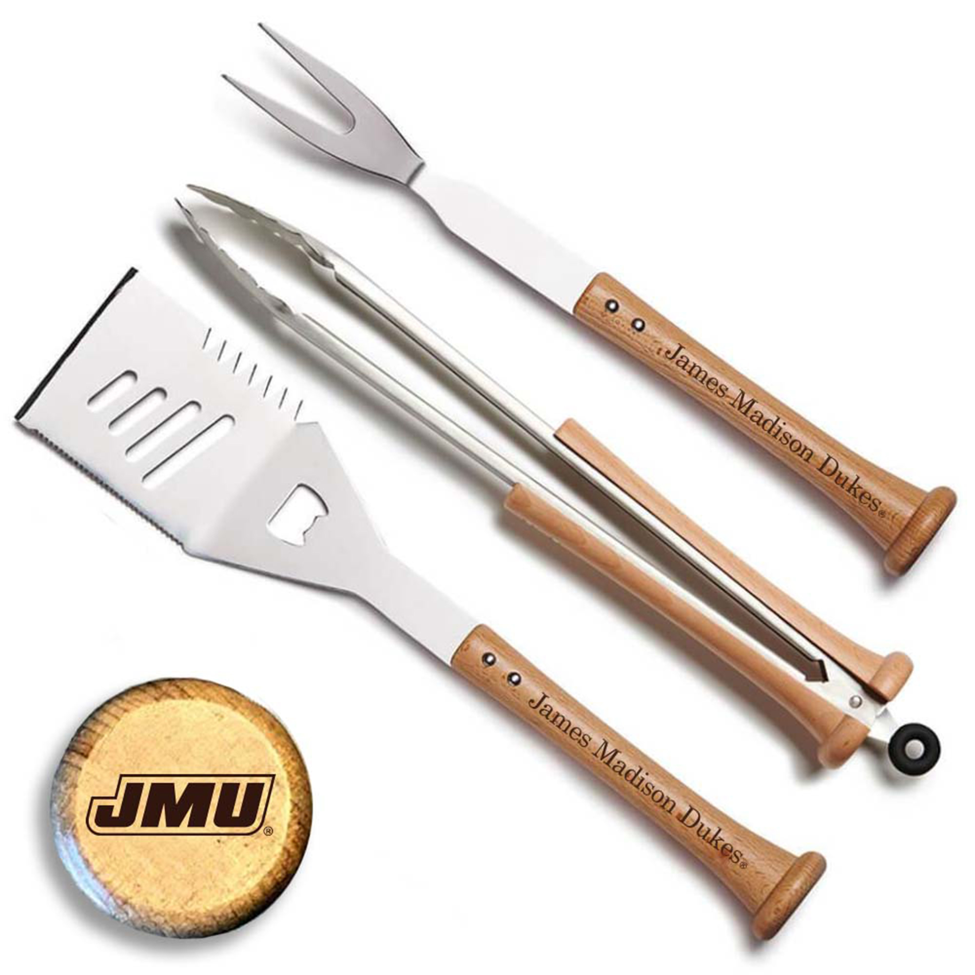 Baseball BBQ  James Madison Dukes Triple Play Combo Set