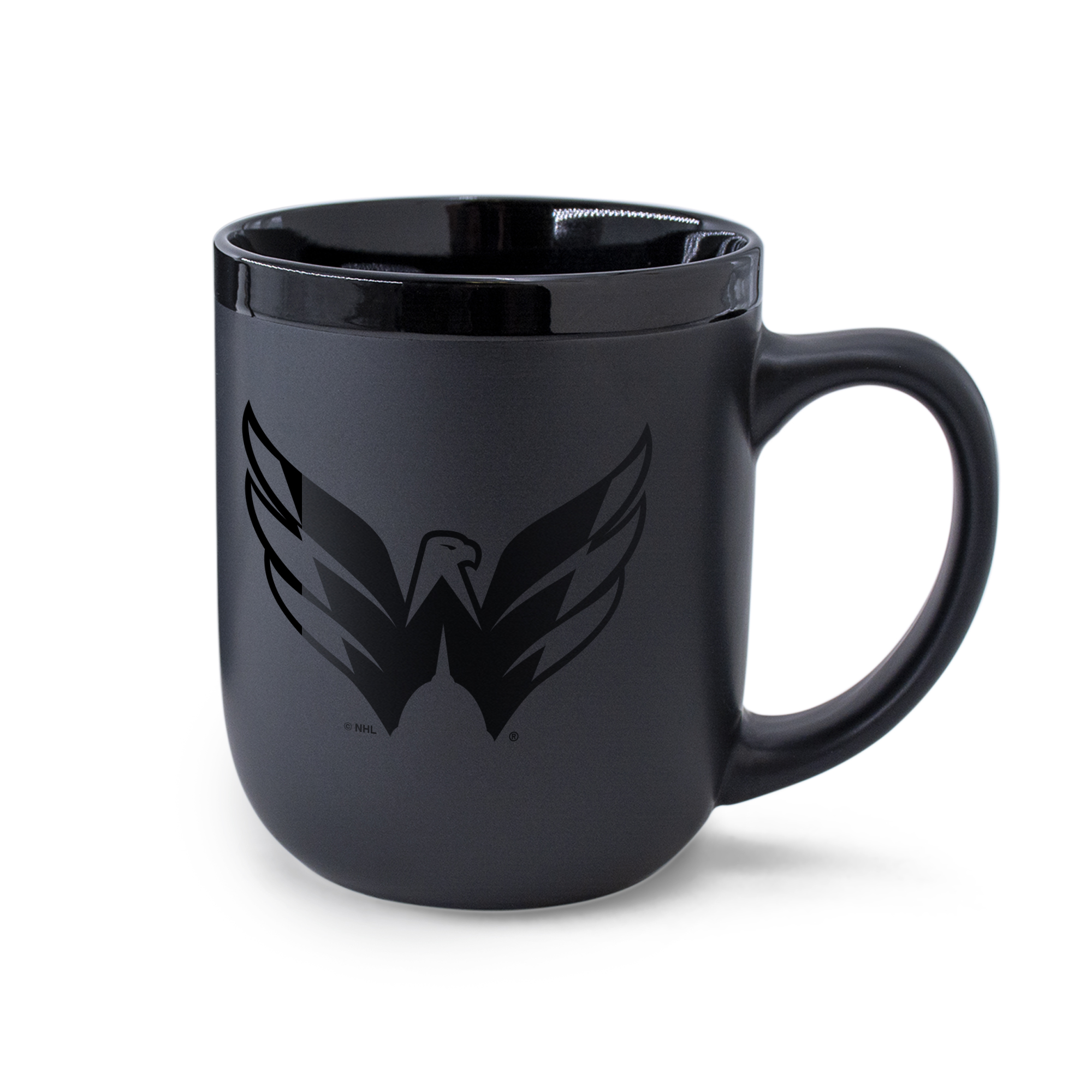 WinCraft Washington Capitals 17oz. Black Tonal Ceramic Mug