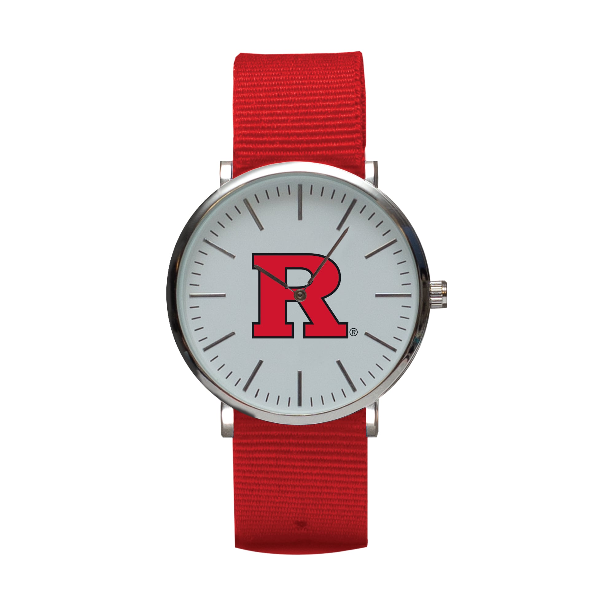 Scarlet Rutgers Scarlet Knights Stitch Nylon Strap Watch