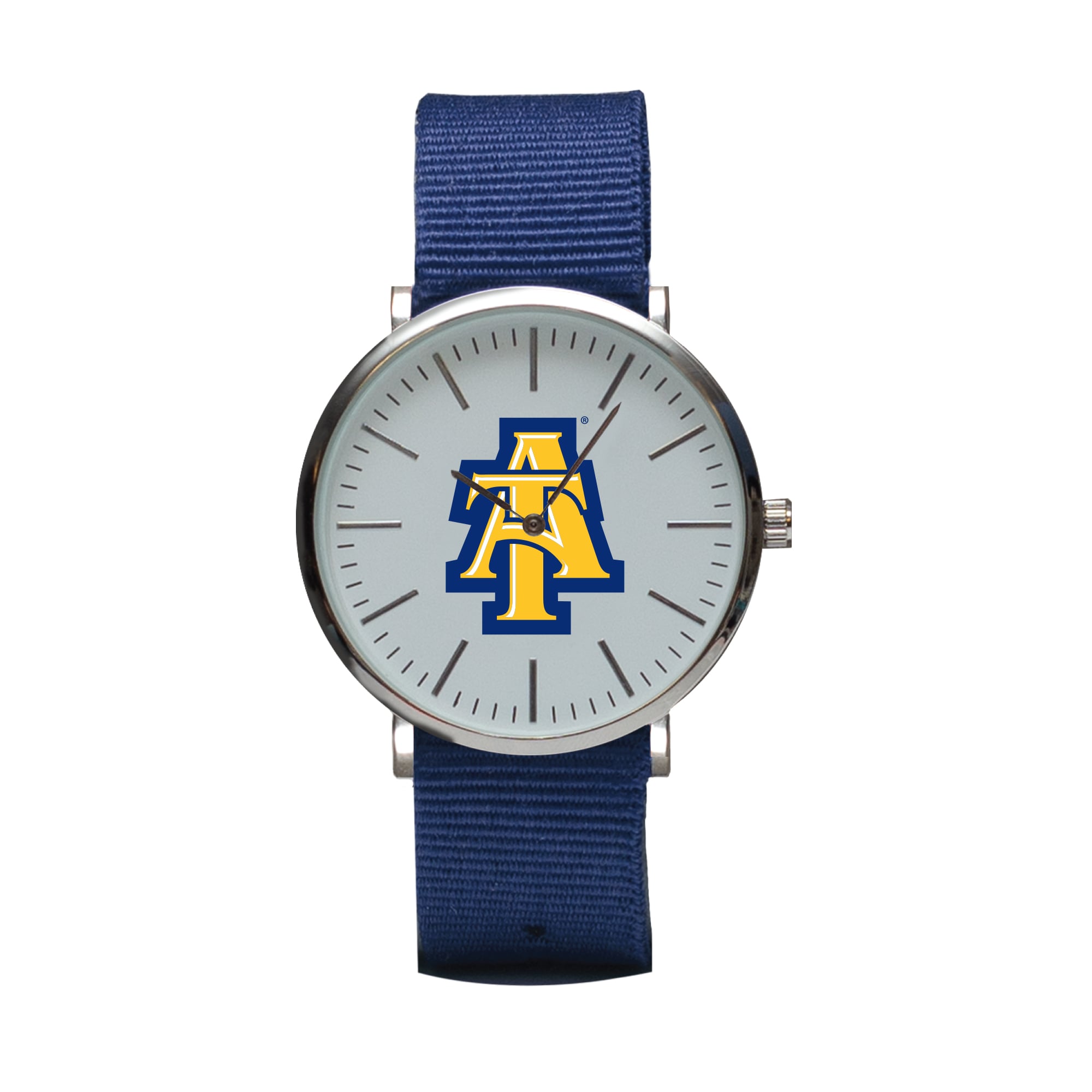 Navy North Carolina A&T Aggies Stitch Nylon Strap Watch