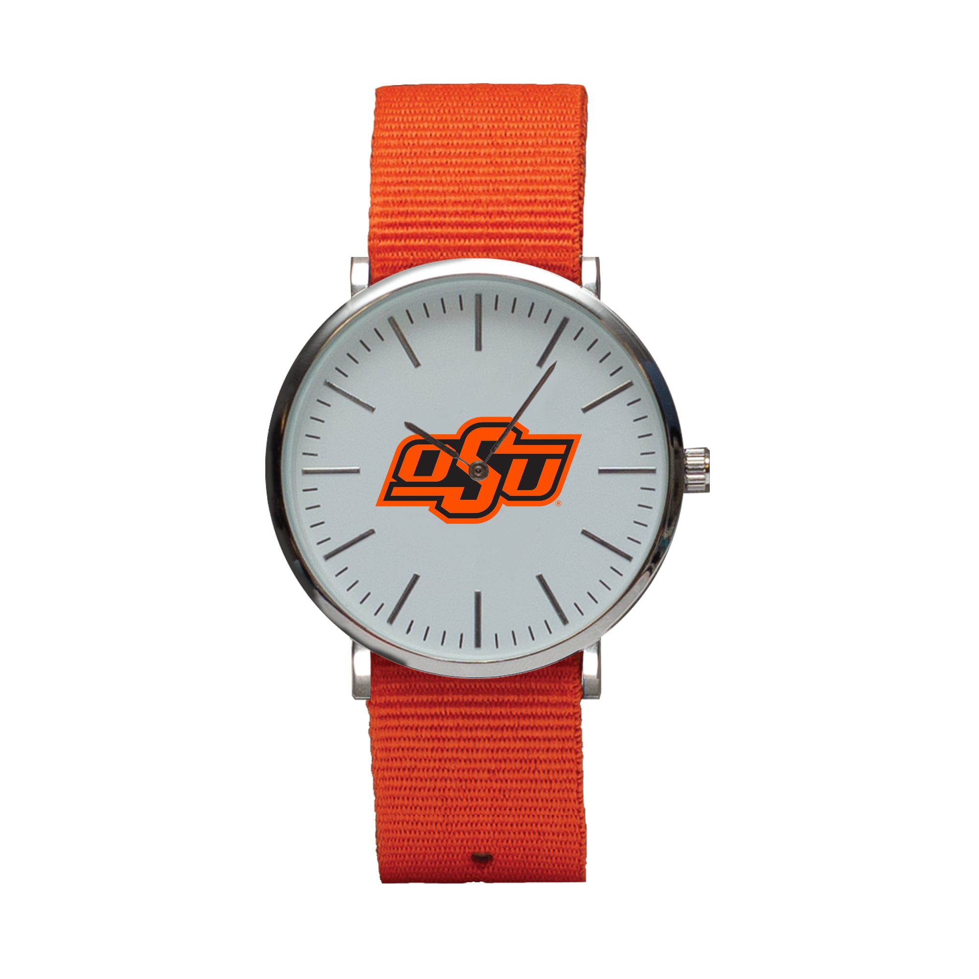 Orange Oklahoma State Cowboys Stitch Nylon Strap Watch