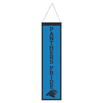 WinCraft Carolina Panthers 8" x 32" Slogan Wool Banner