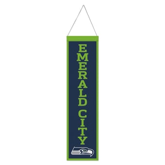 WinCraft Seattle Seahawks 8" x 32" Slogan Wool Banner