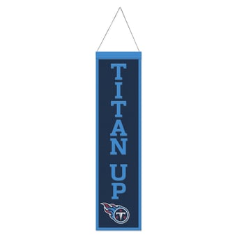WinCraft Tennessee Titans 8" x 32" Slogan Wool Banner