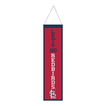 "WinCraft St. Louis Cardinals 8"" x 32"" Slogan Wool Banner"