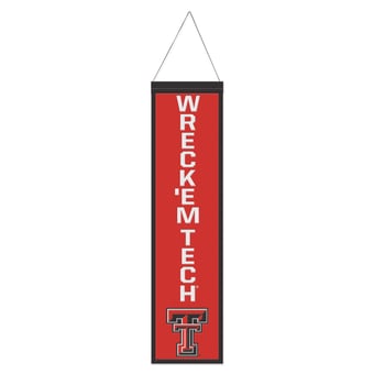 WinCraft Texas Tech Red Raiders 8" x 32" Slogan Wool Banner