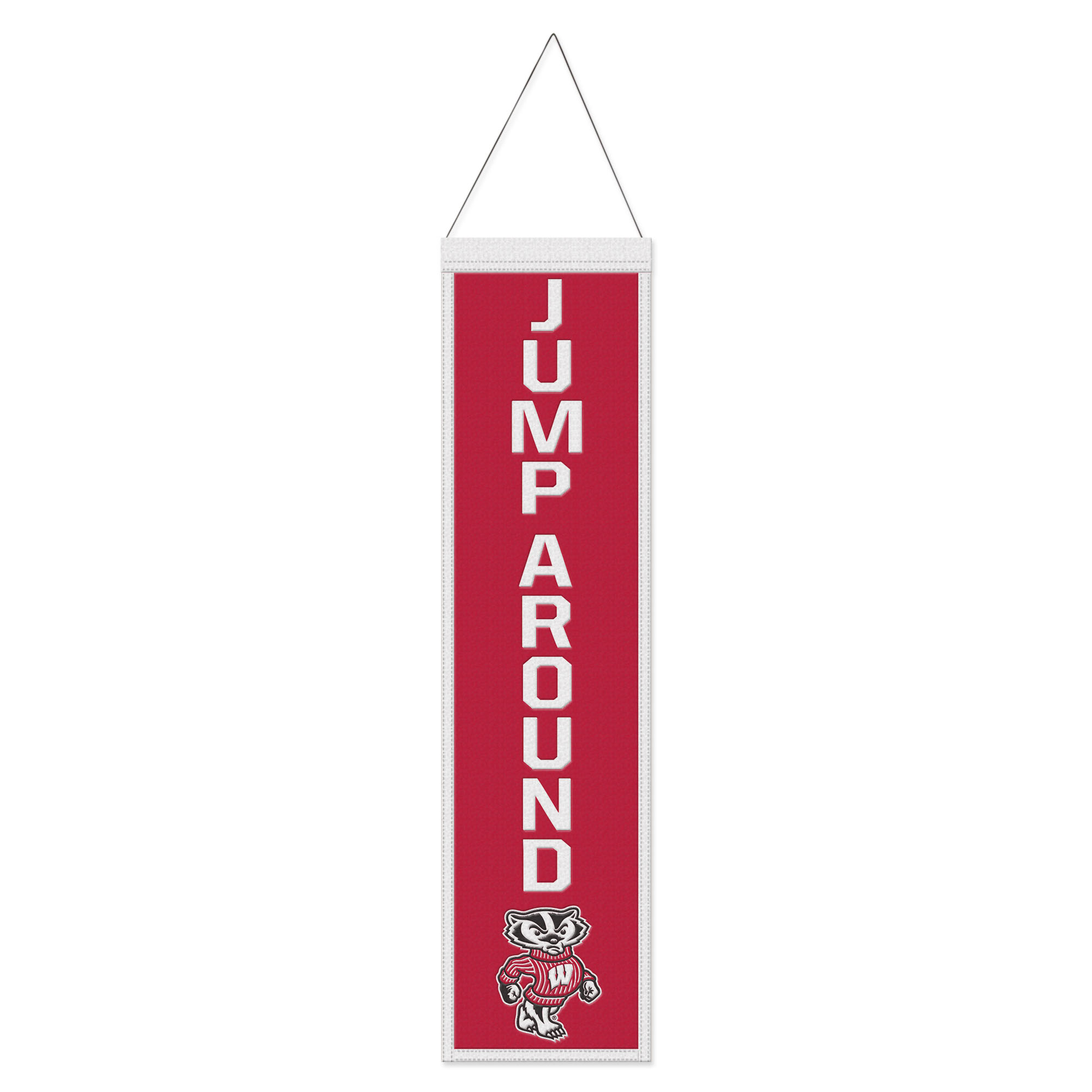 WinCraft Wisconsin Badgers 8" x 32" Slogan Wool Banner