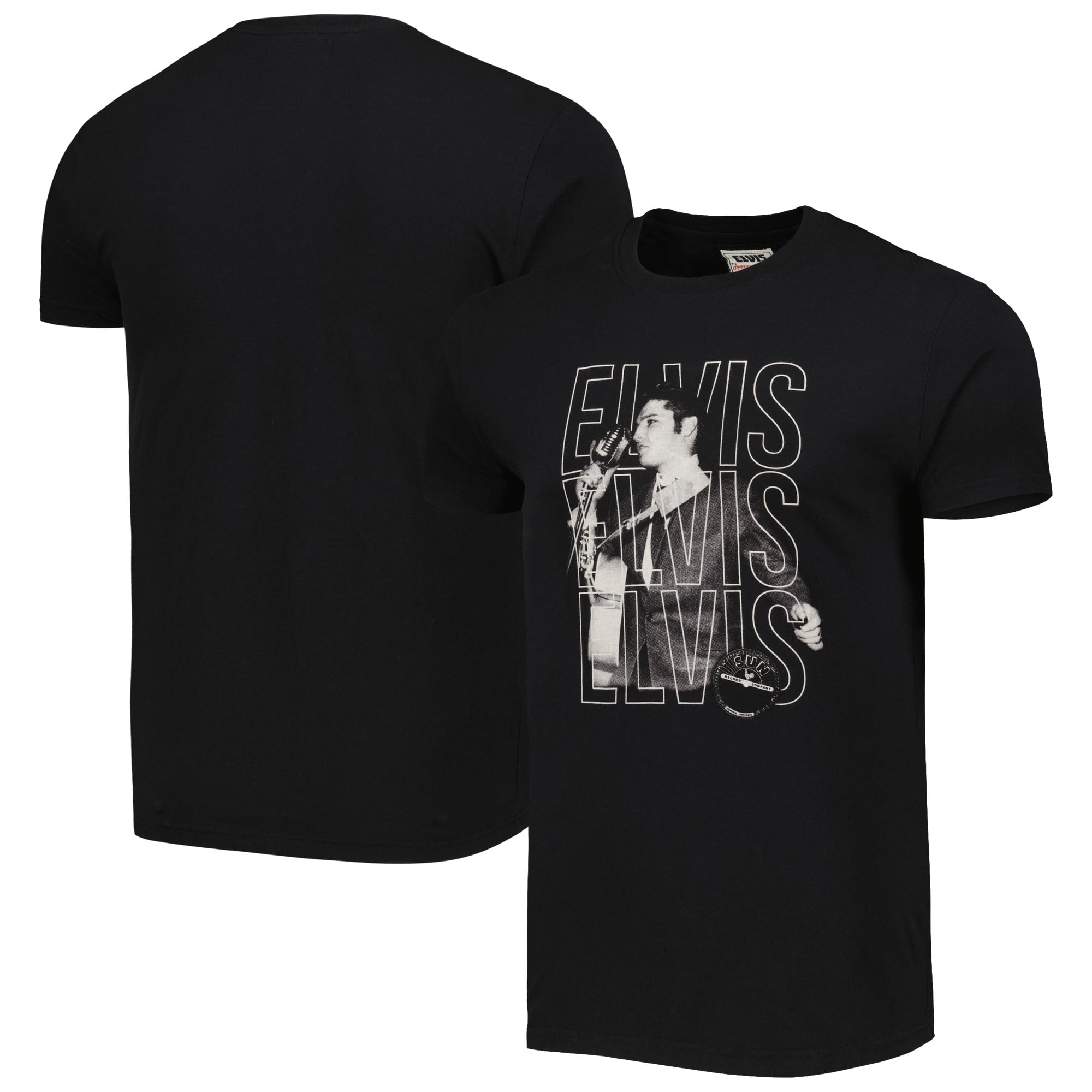 Unisex American Needle Black Elvis Presley Brass Tacks T-Shirt