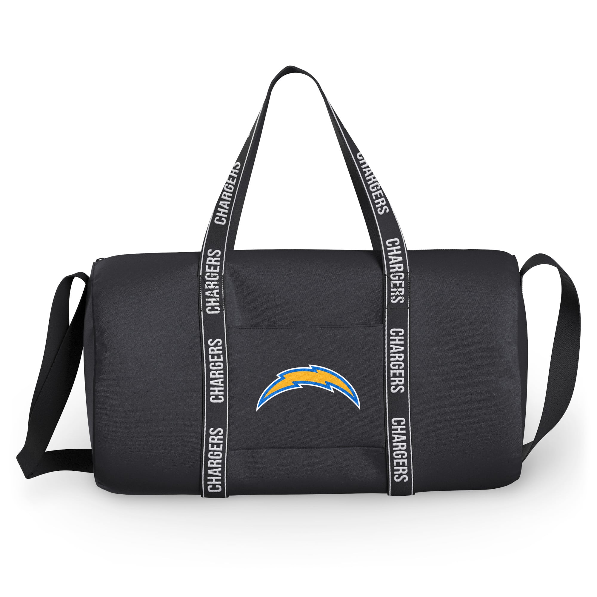 WEAR by Erin Andrews Los Angeles Chargers Gym Duffle Bag: retailer-supplied image
