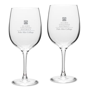PAC Palominos 19oz. Two-Piece Traditional Red Wine Glass Set