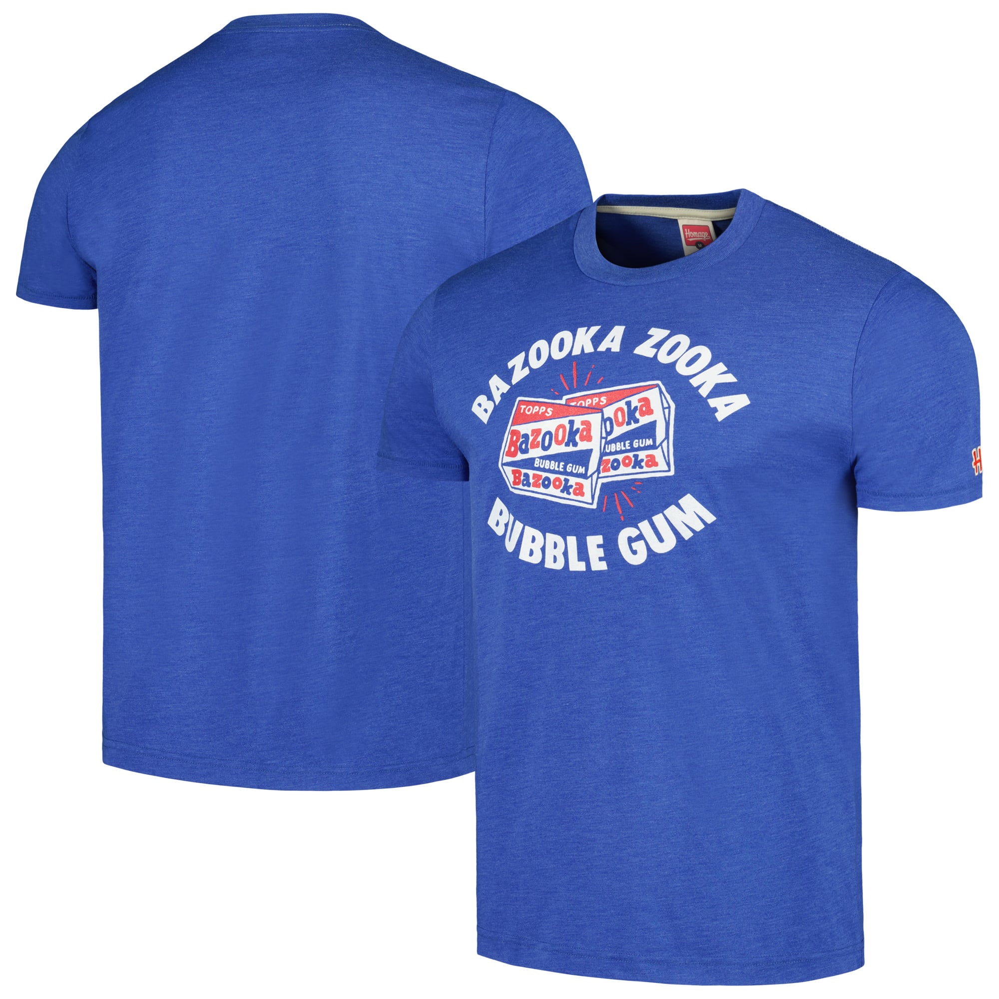 Unisex Homage Royal Topps Tri-Blend T-Shirt