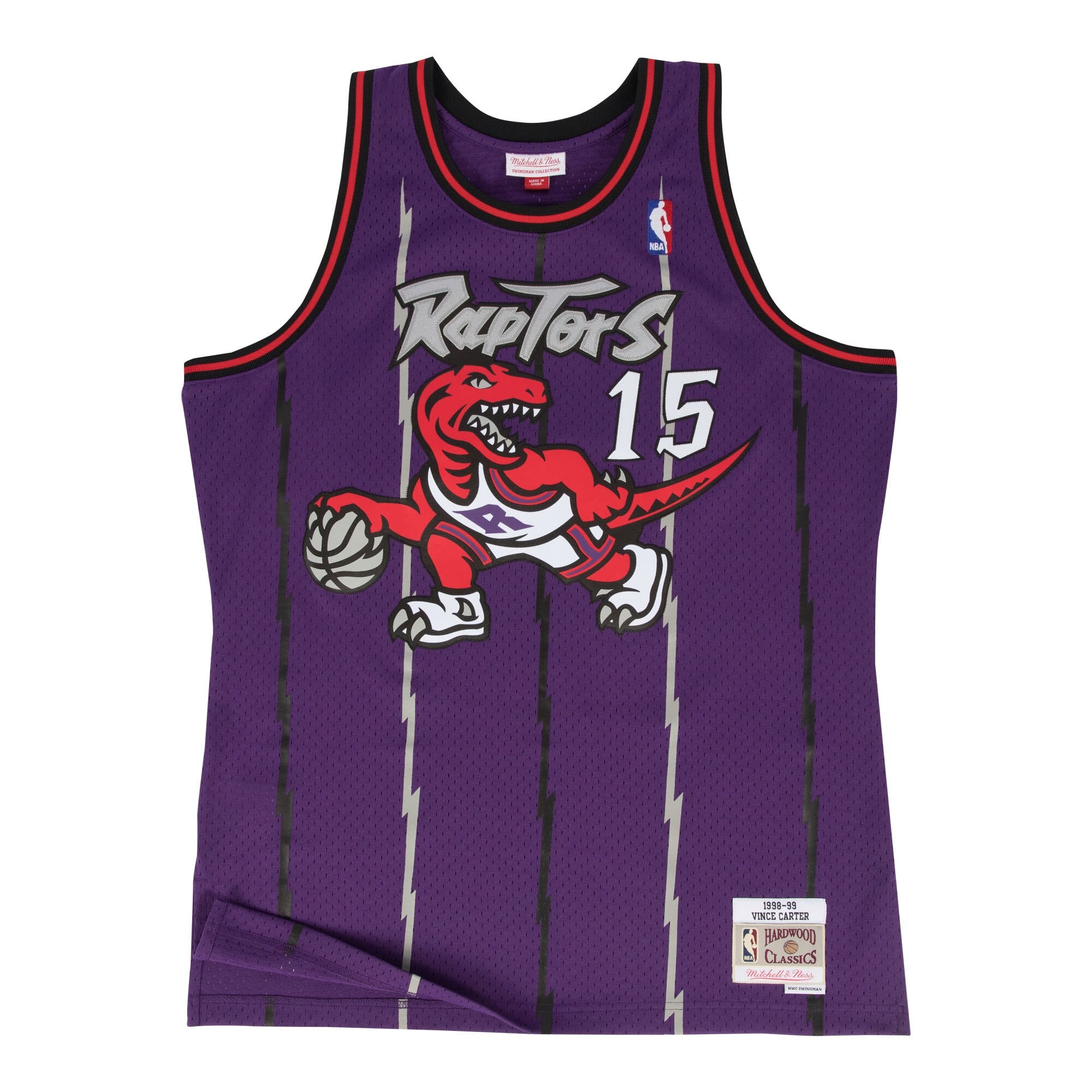 Mitchell & Ness Damon Stoudemire Toronto Raptors Men's Purple Swingman Jersey - Authentic NBA Gear