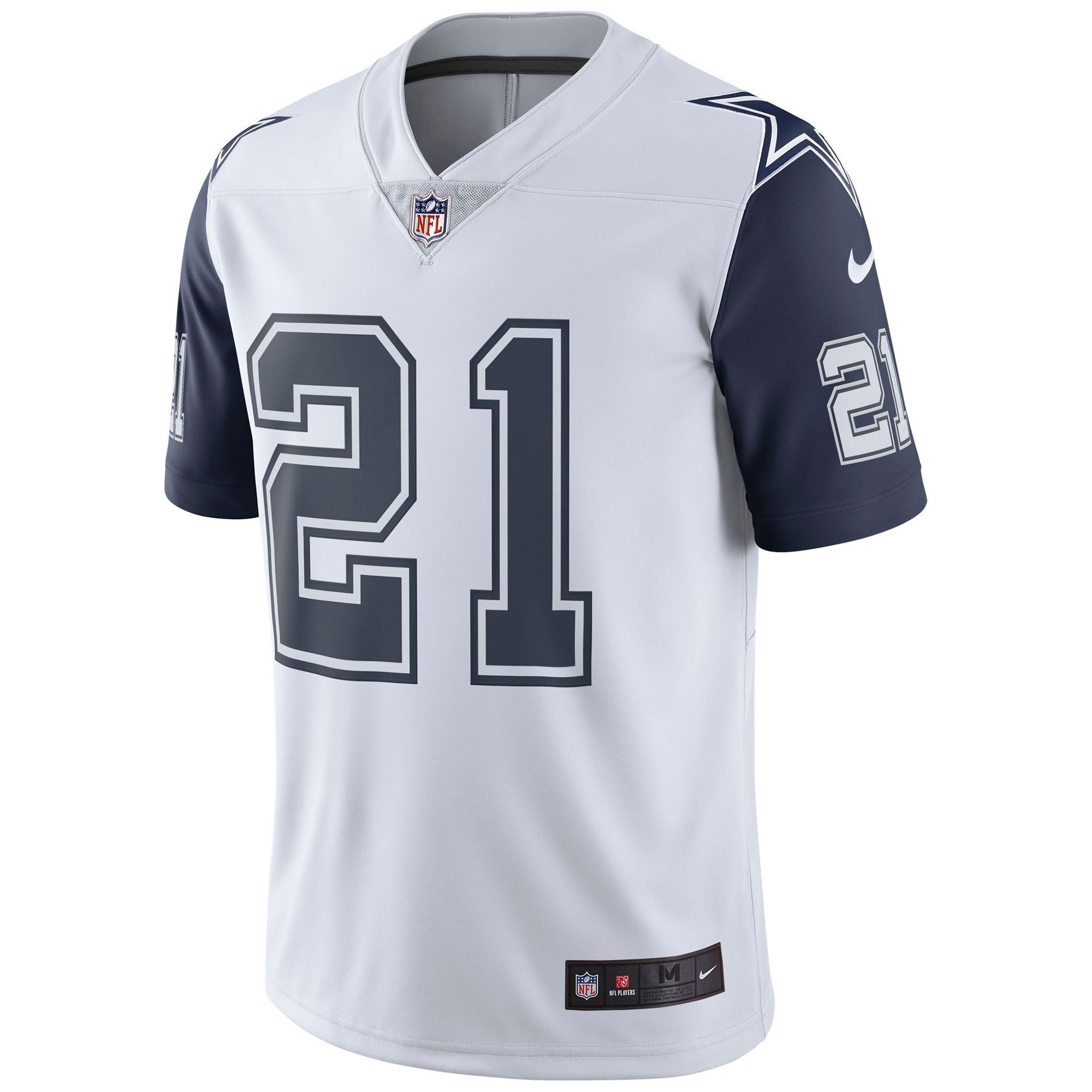 Dallas Cowboys Ezekiel Elliott Color Rush Limited Jersey - Mens, , rebel_hi-res