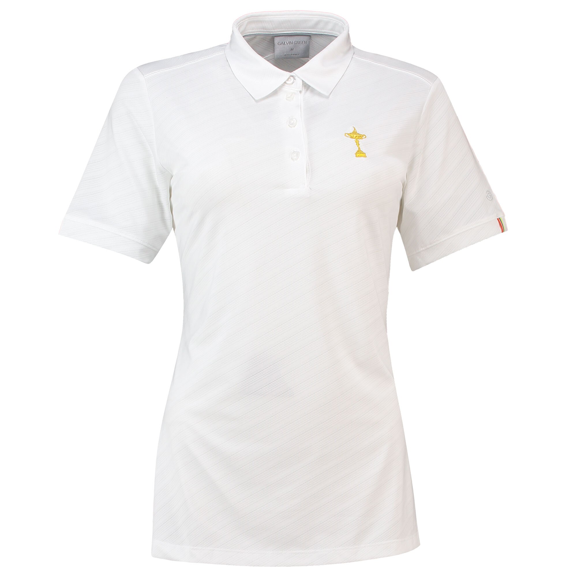 The Ryder Cup Galvin Green Trophy Collection Meredith Ventil8+ Polo Shirt - Womens - White, , rebel_hi-res