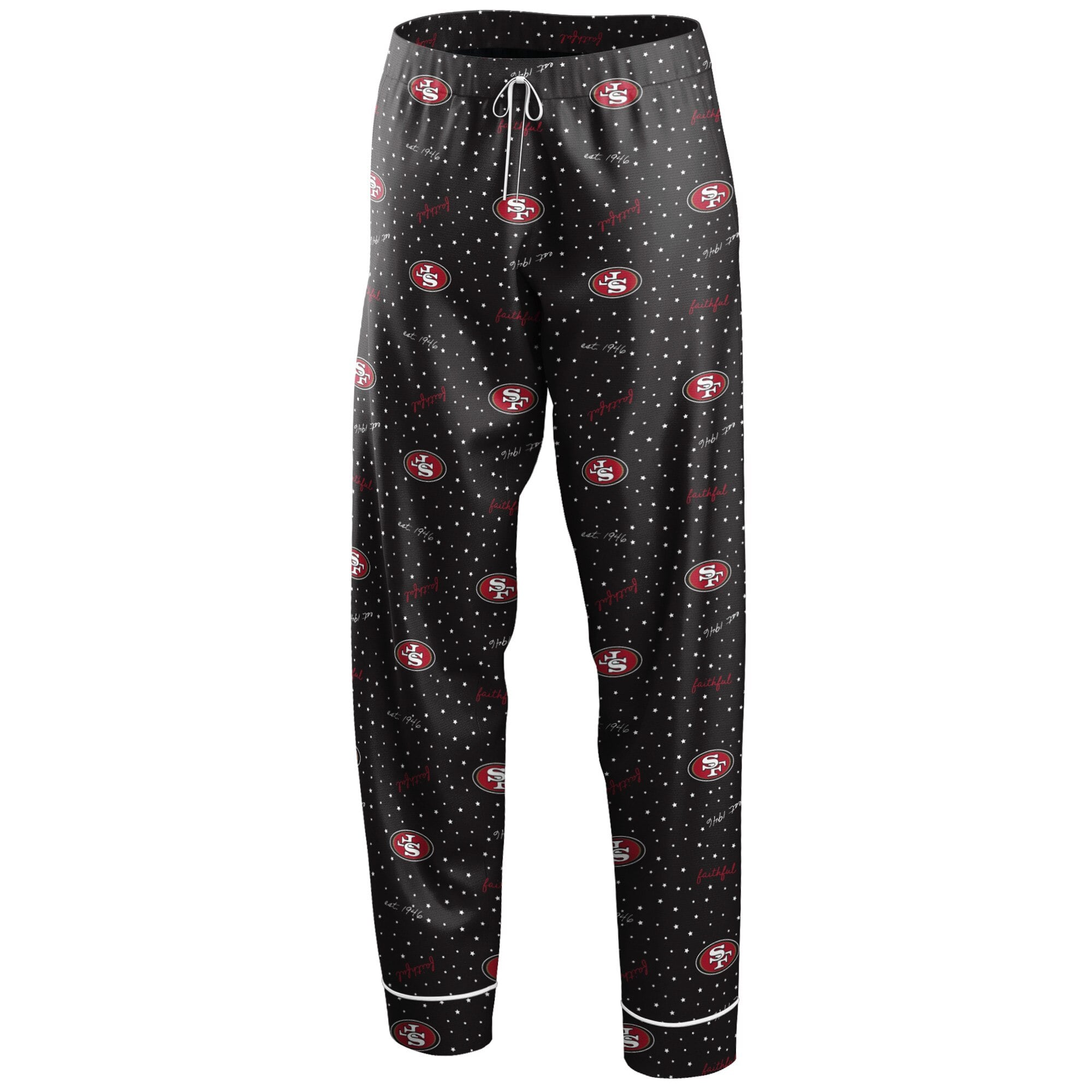 San Francisco 49ers WEAR by Erin Andrews Pyjama Set - Womens, , rebel_hi-res