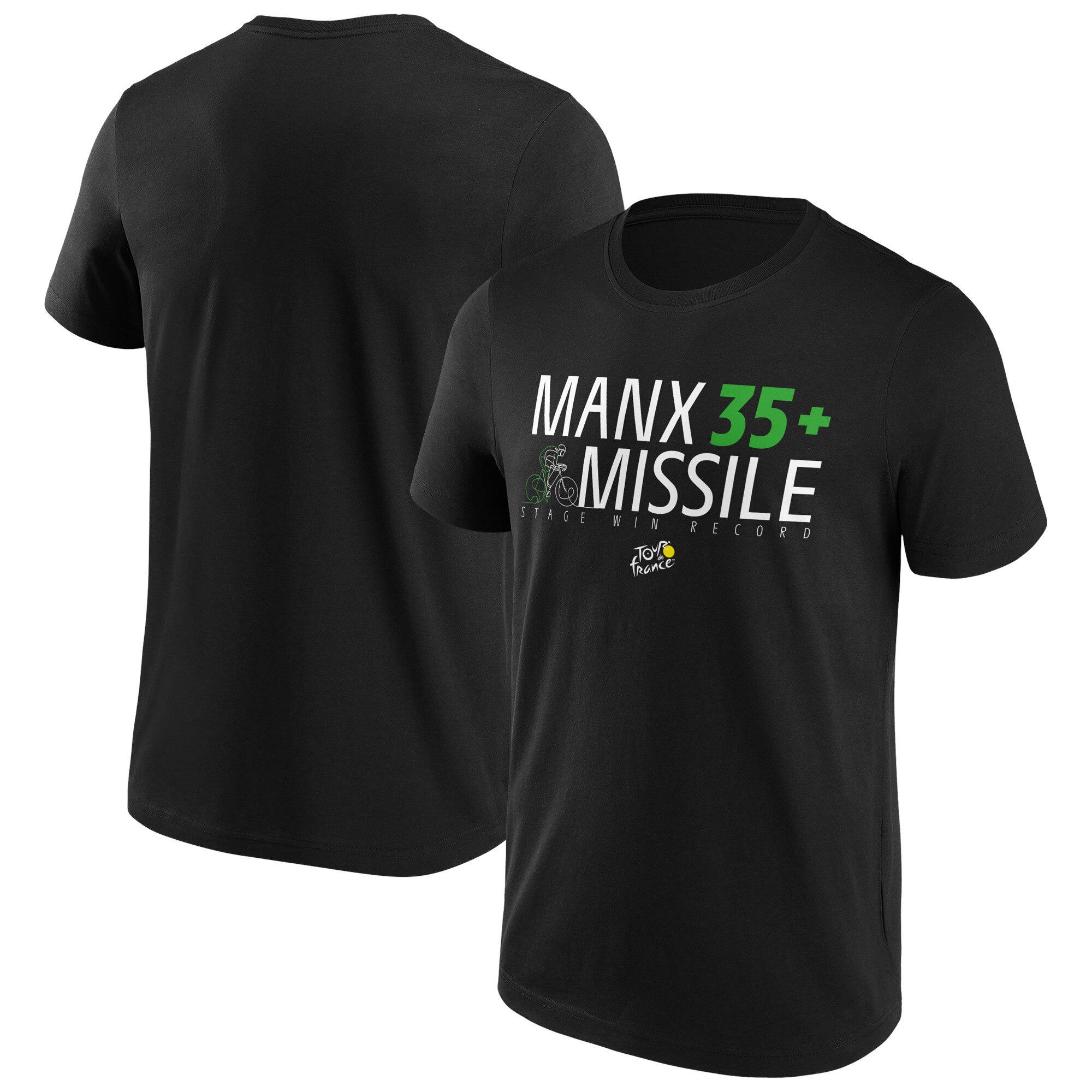 Le Tour de France Manx Missile Graphic T-Shirt - Black, , rebel_hi-res