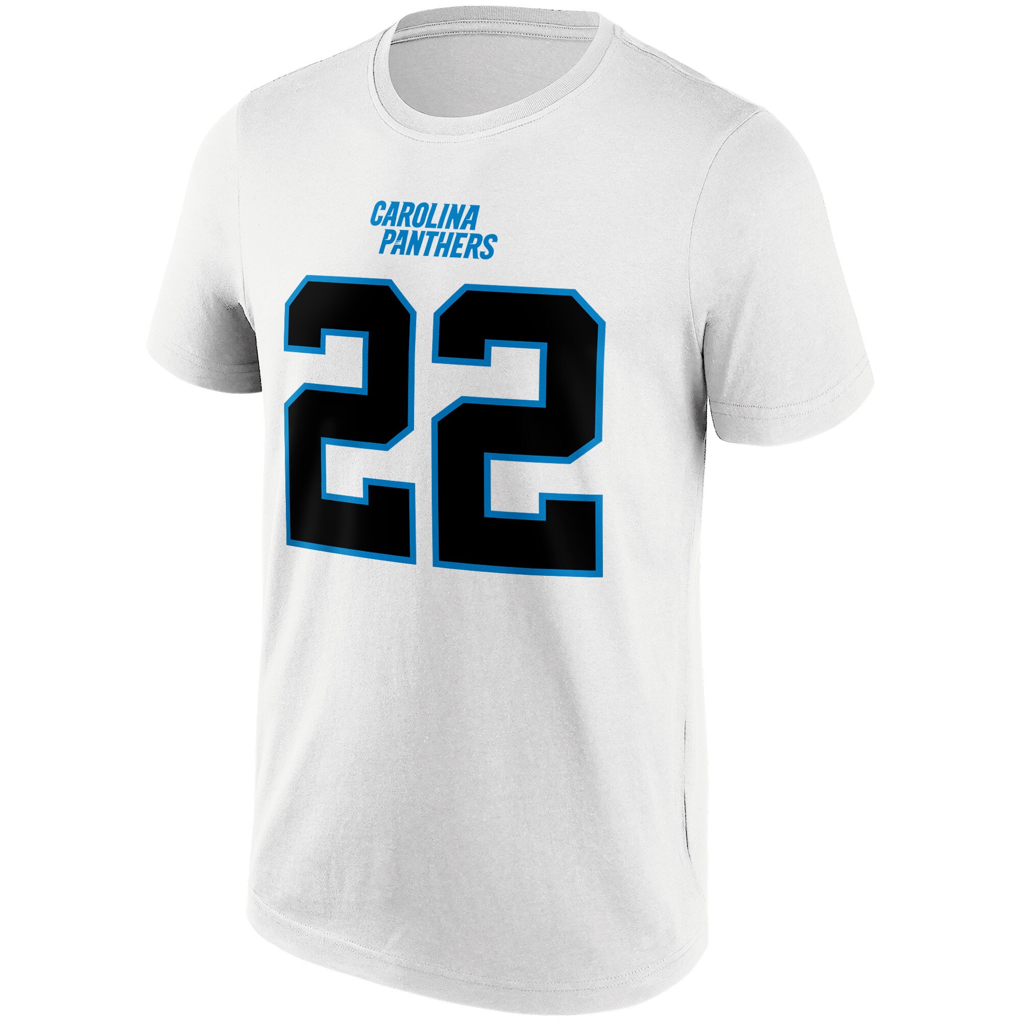 Mens Carolina Panthers Road Name & Number T-Shirt - Christian McCaffrey, , rebel_hi-res