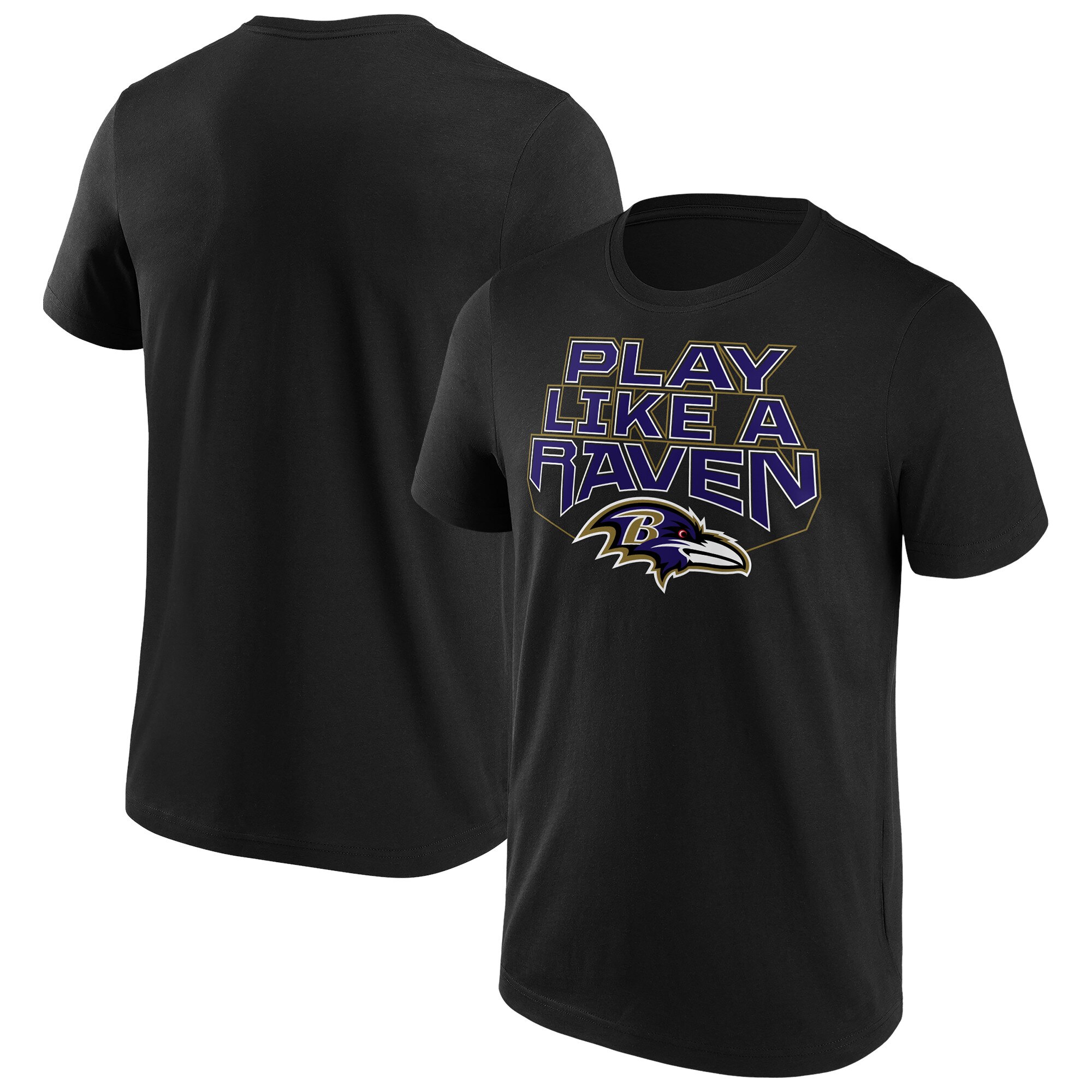 Baltimore Ravens Men's Big & Tall Purple Long Sleeve Shirt - NFL Gear