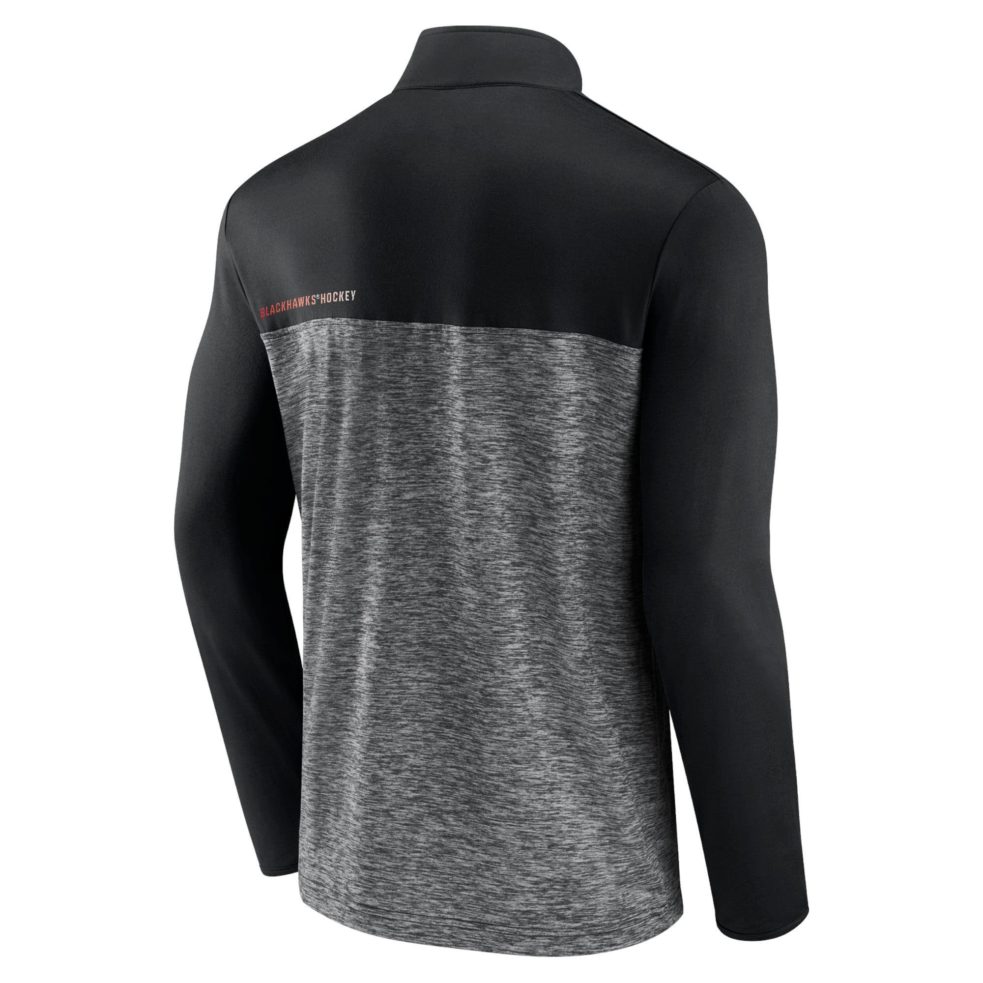 Mens Chicago Blackhawks Fantics Branded Iconic Defender 1/4 Zip, , rebel_hi-res