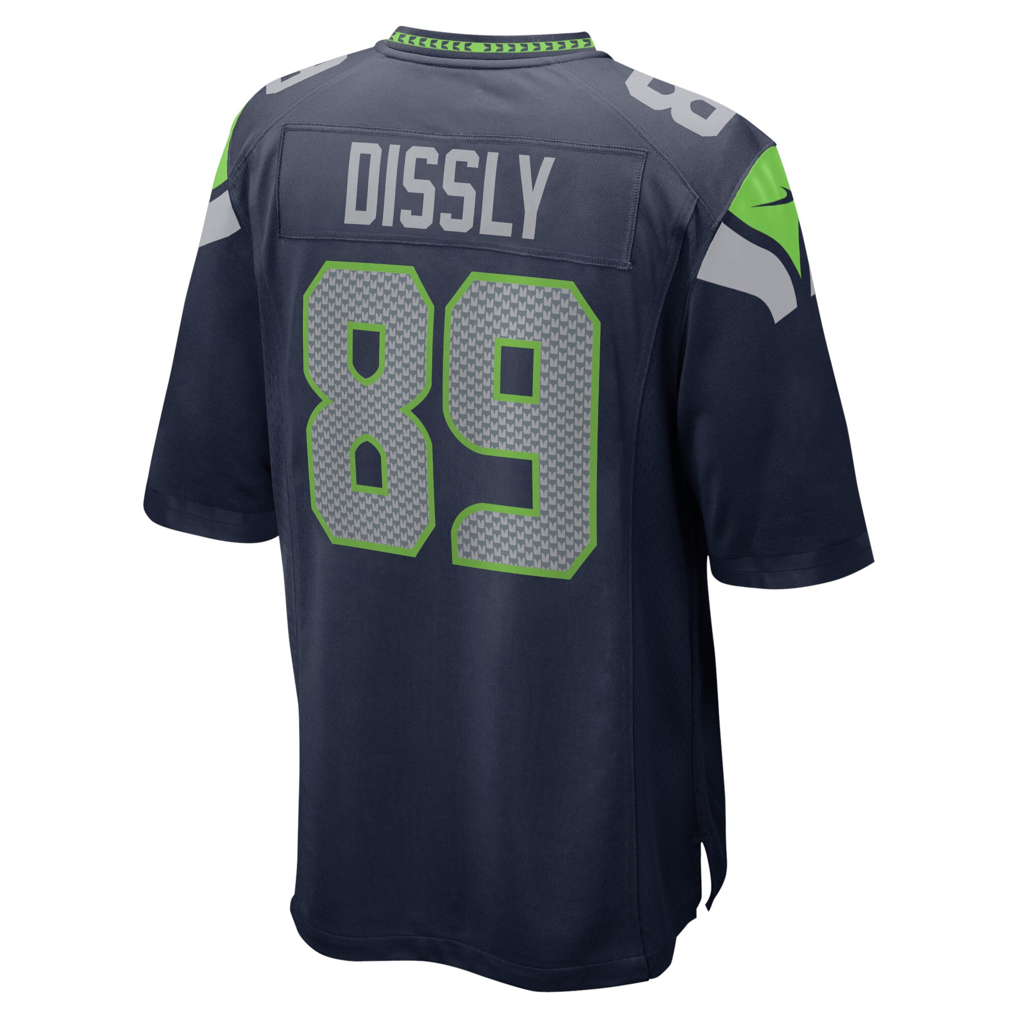 Seattle Seahawks Nike Home Game Jersey - College Navy - Will Dissly - Mens, , rebel_hi-res