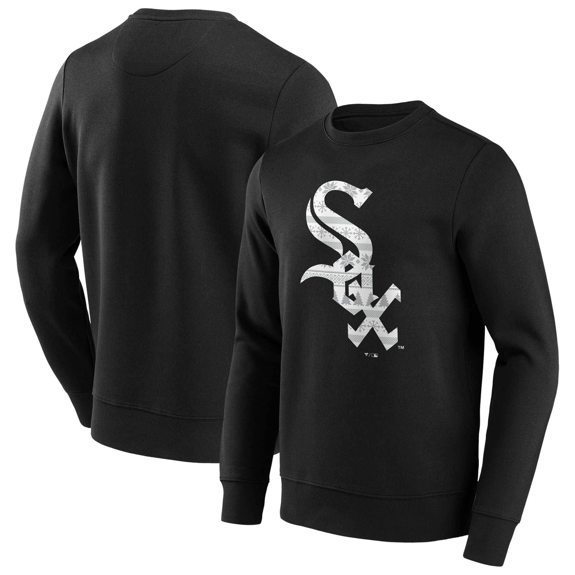 Mens Chicago White Sox Christmas Jumper Graphic Crew Sweatshirt, , rebel_hi-res