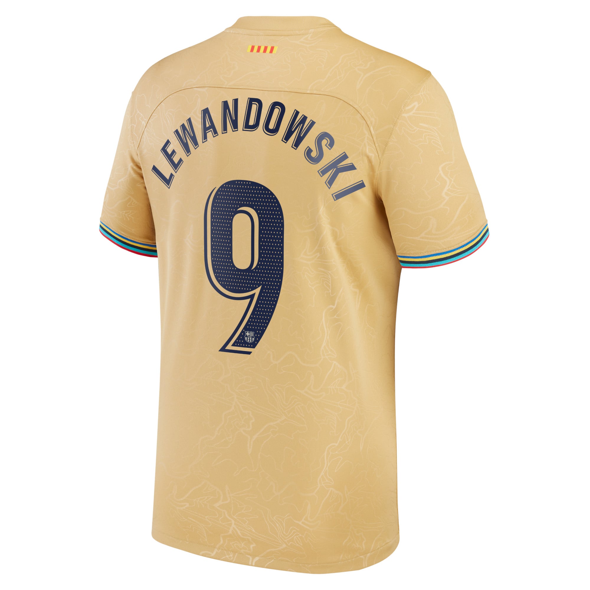 Barcelona Away Stadium Shirt 2022-23 - Kids with Lewandowski 9 printing, , rebel_hi-res