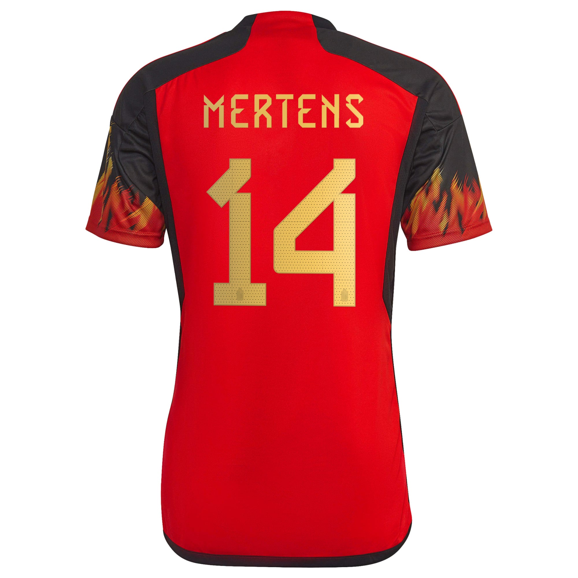 Belgium Home Shirt 2022 with Mertens 14 printing, , rebel_hi-res