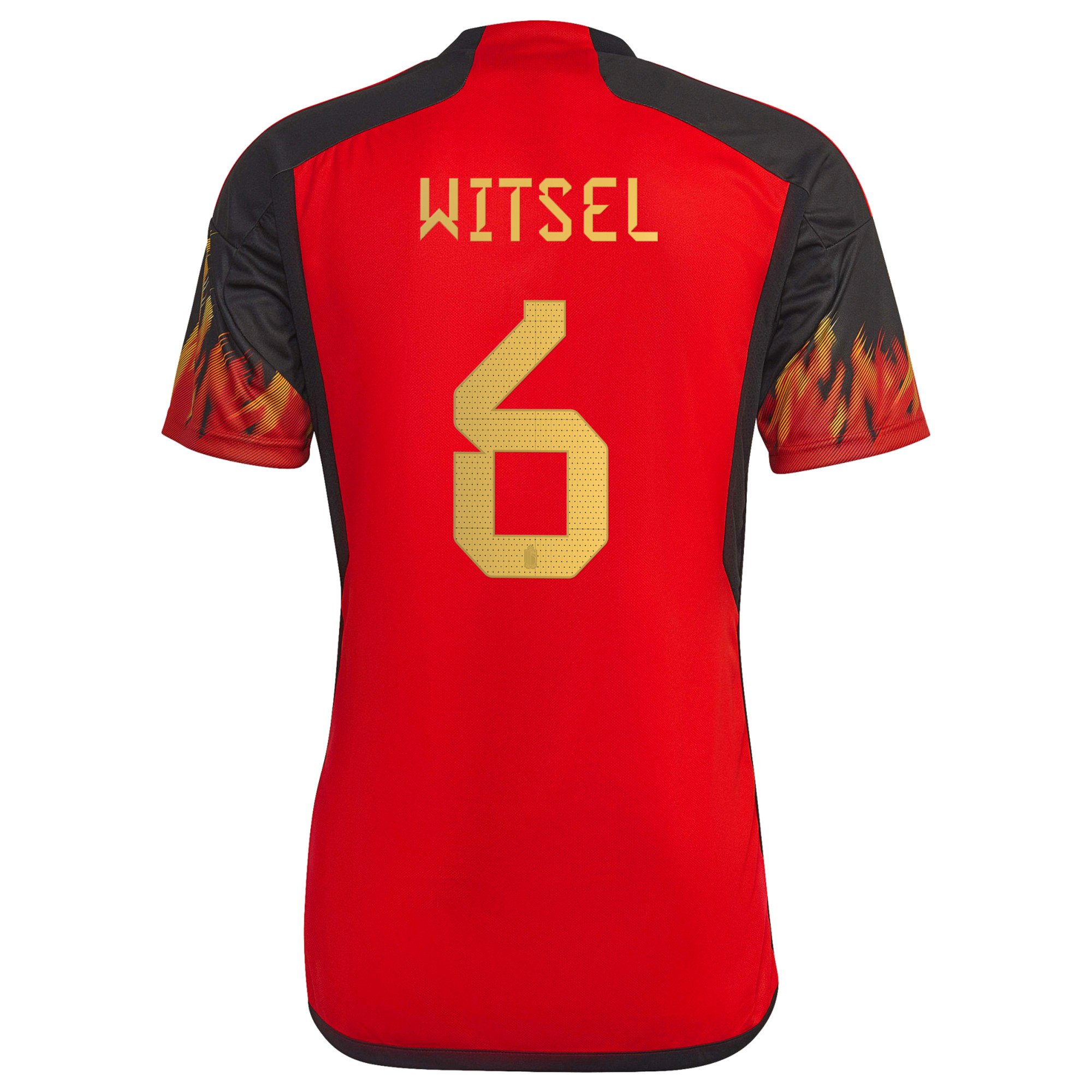 Belgium Home Shirt 2022 with Witsel 6 printing, , rebel_hi-res