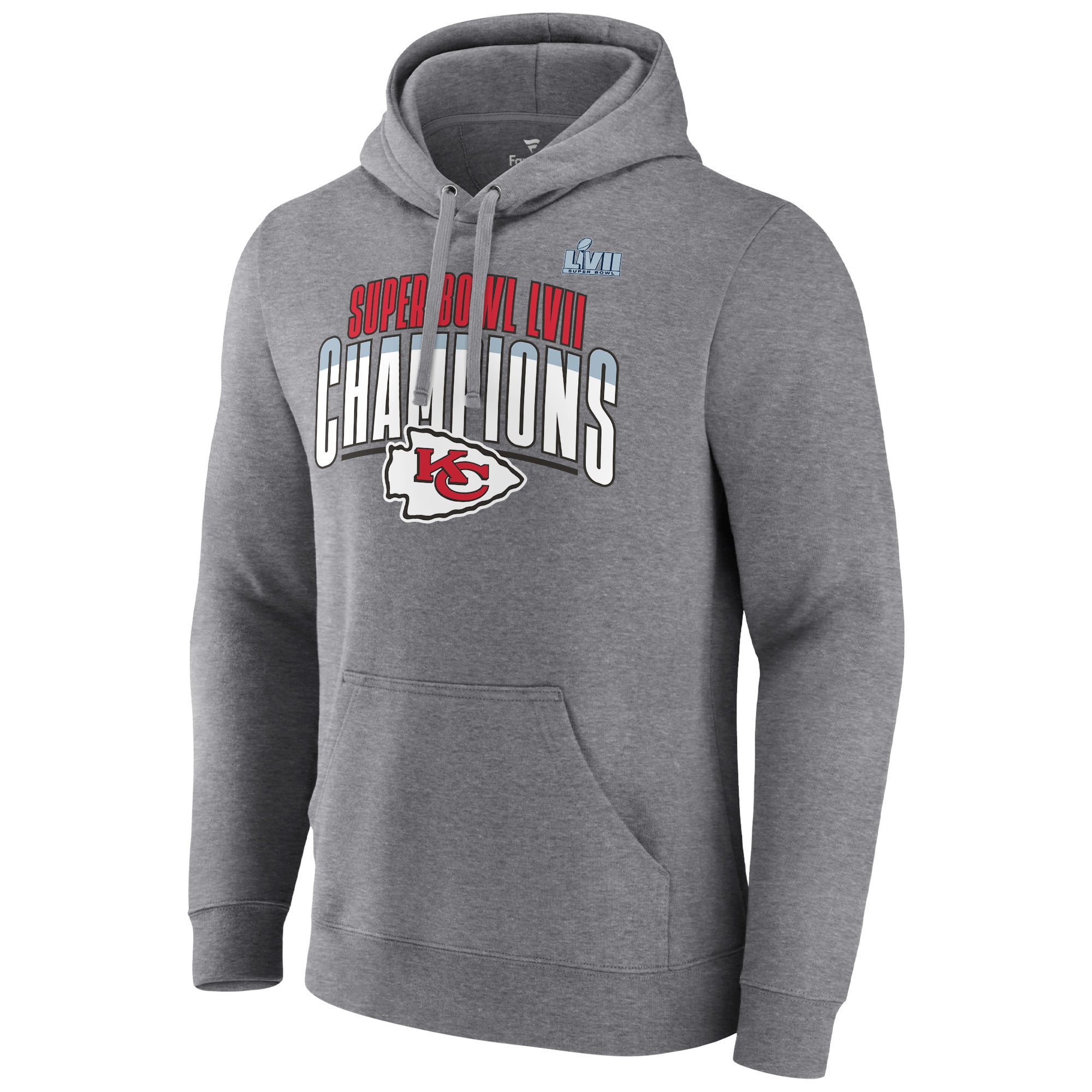 Mens Kansas City Chiefs Make the Cut Super Bowl LVII Champions Roster Graphic Hoodie, , rebel_hi-res