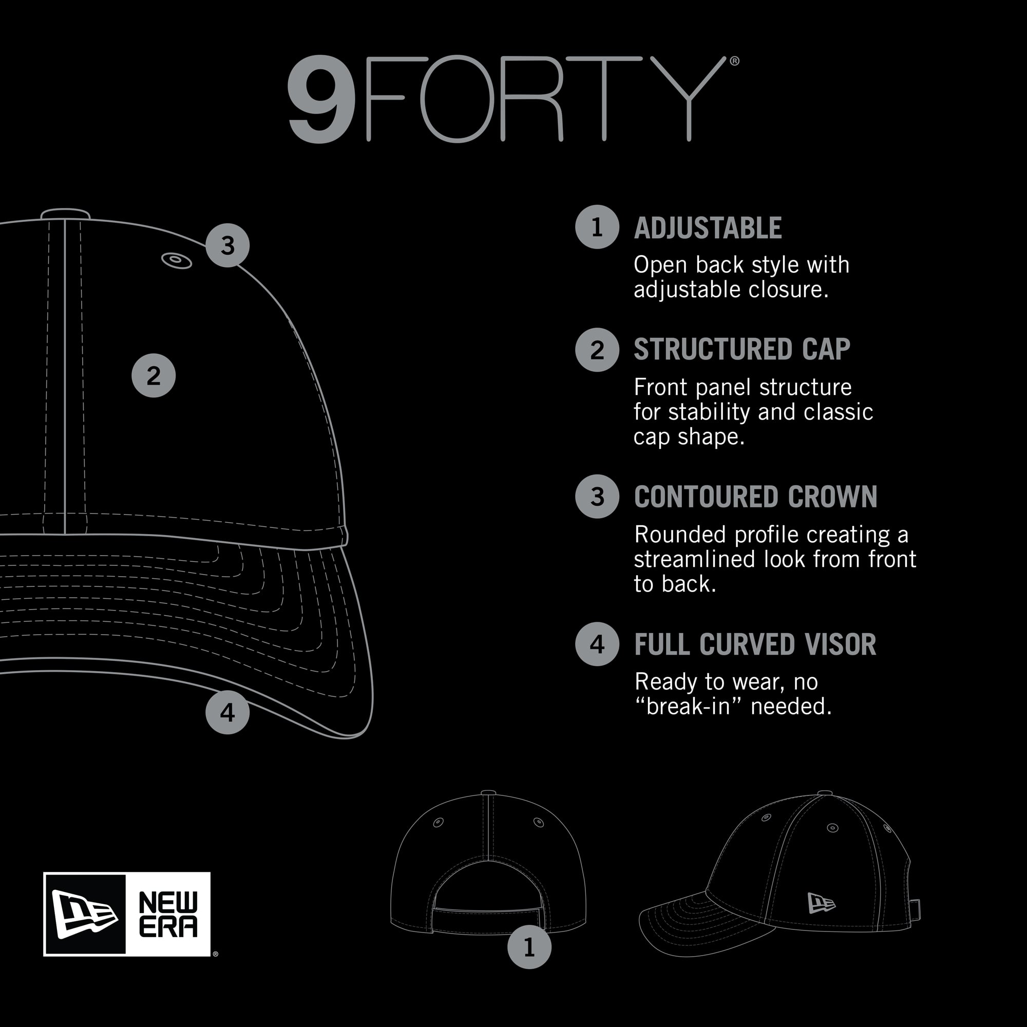 Los Angeles Angels of Anaheim New Era The League 9FORTY Adjustable Cap, , rebel_hi-res