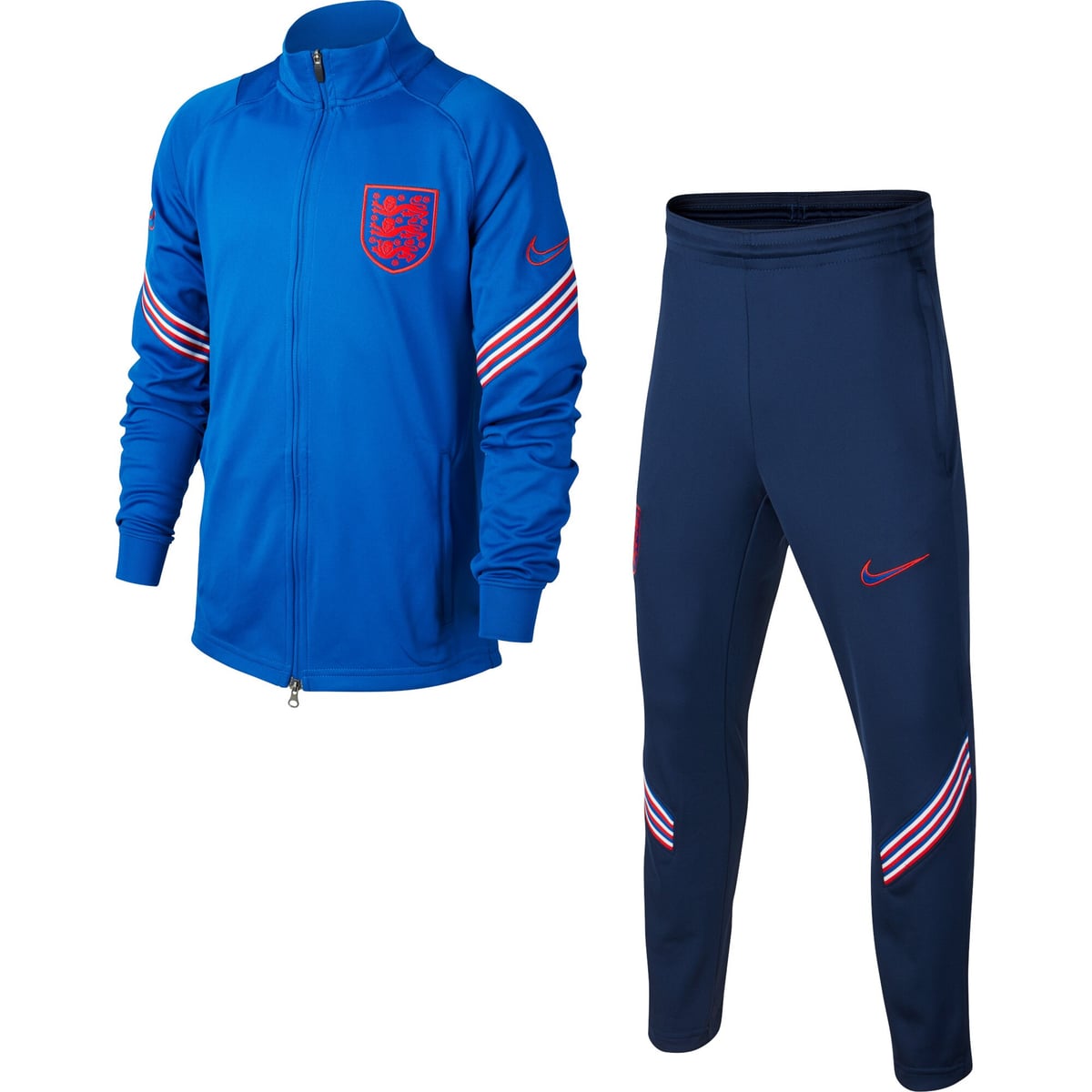 England Dri-Fit Strike Track Suit - Royal Blue - Kids | Rebel Sport