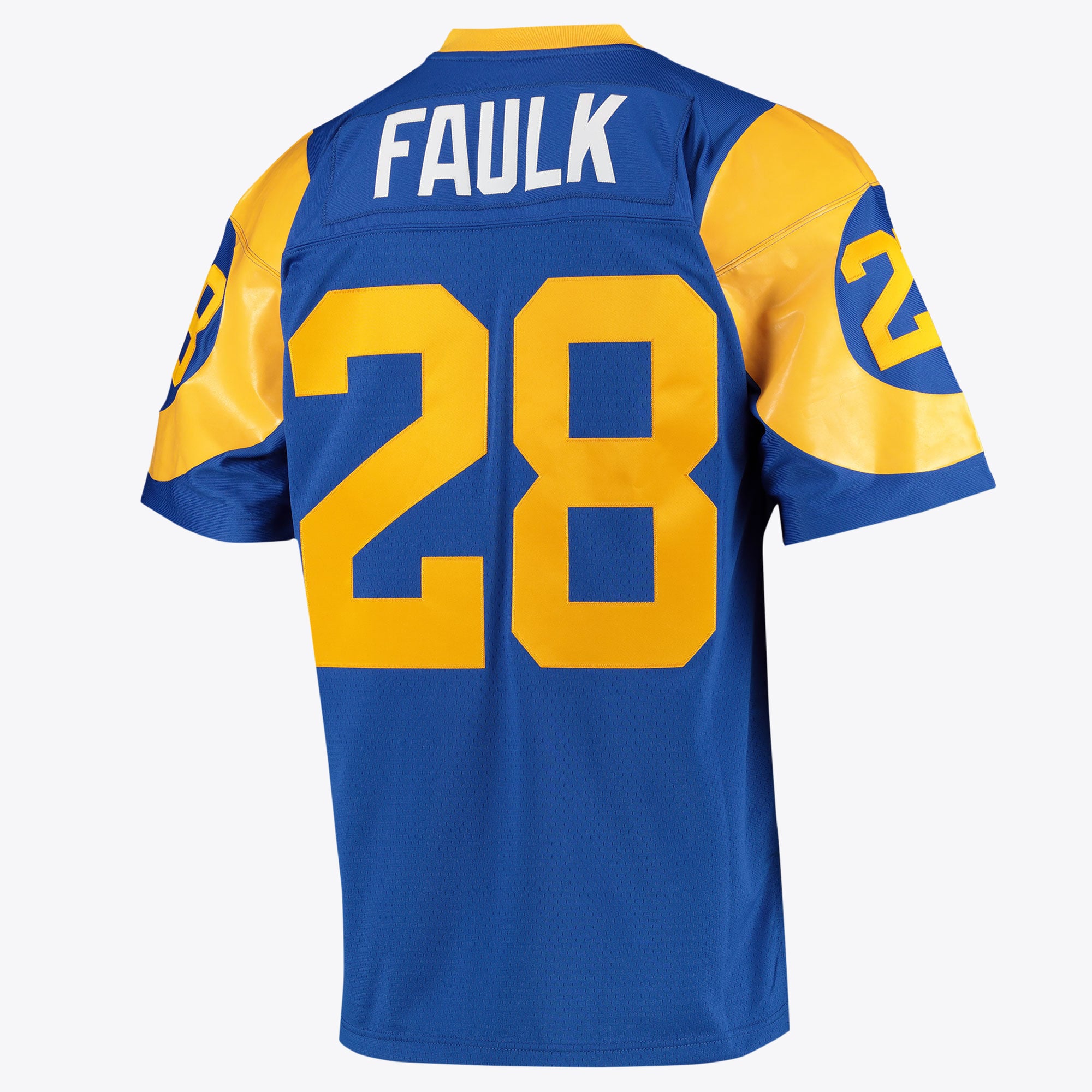 - St Louis Rams Mitchell & Ness Marshall Faulk 1999 Legacy Jersey - Mens, , rebel_hi-res