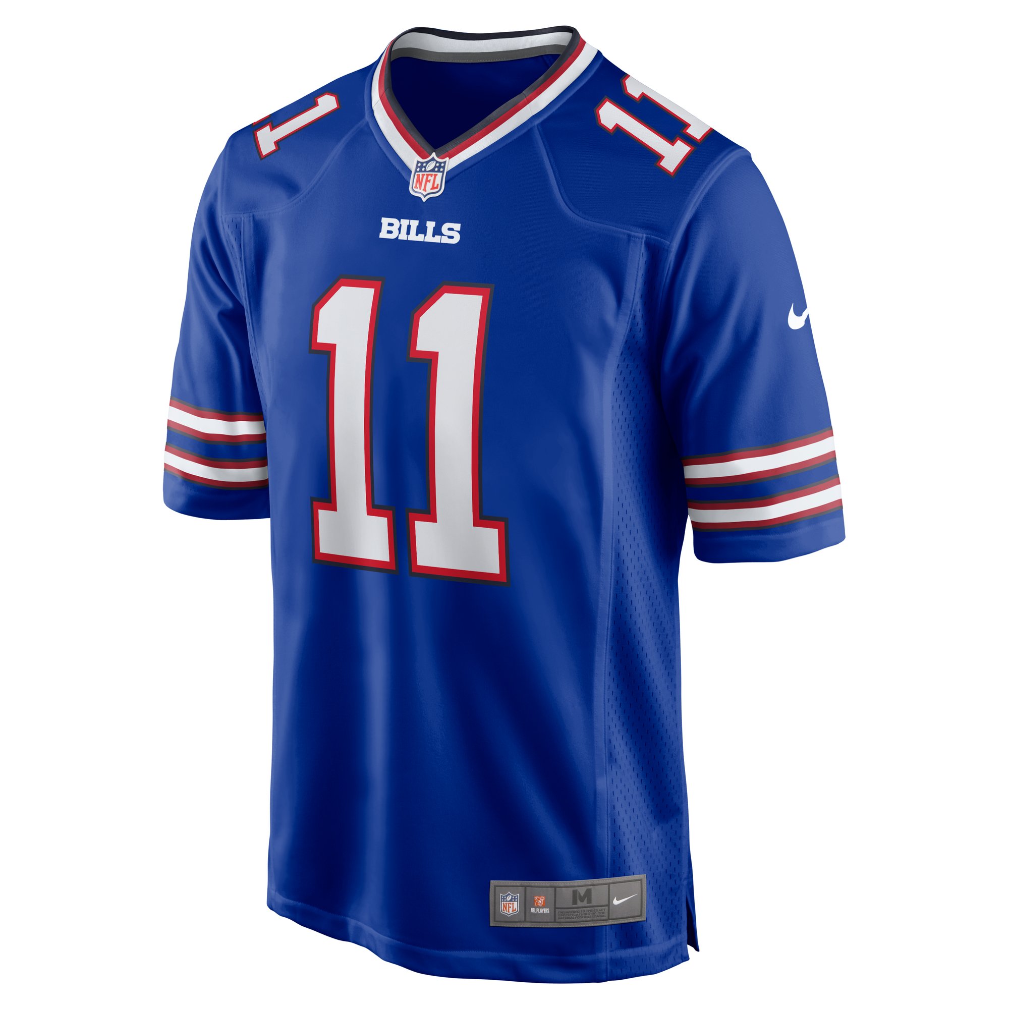 Buffalo Bills Nike Home Game Jersey - Royal - Mitchell Trubisky - Mens, , rebel_hi-res