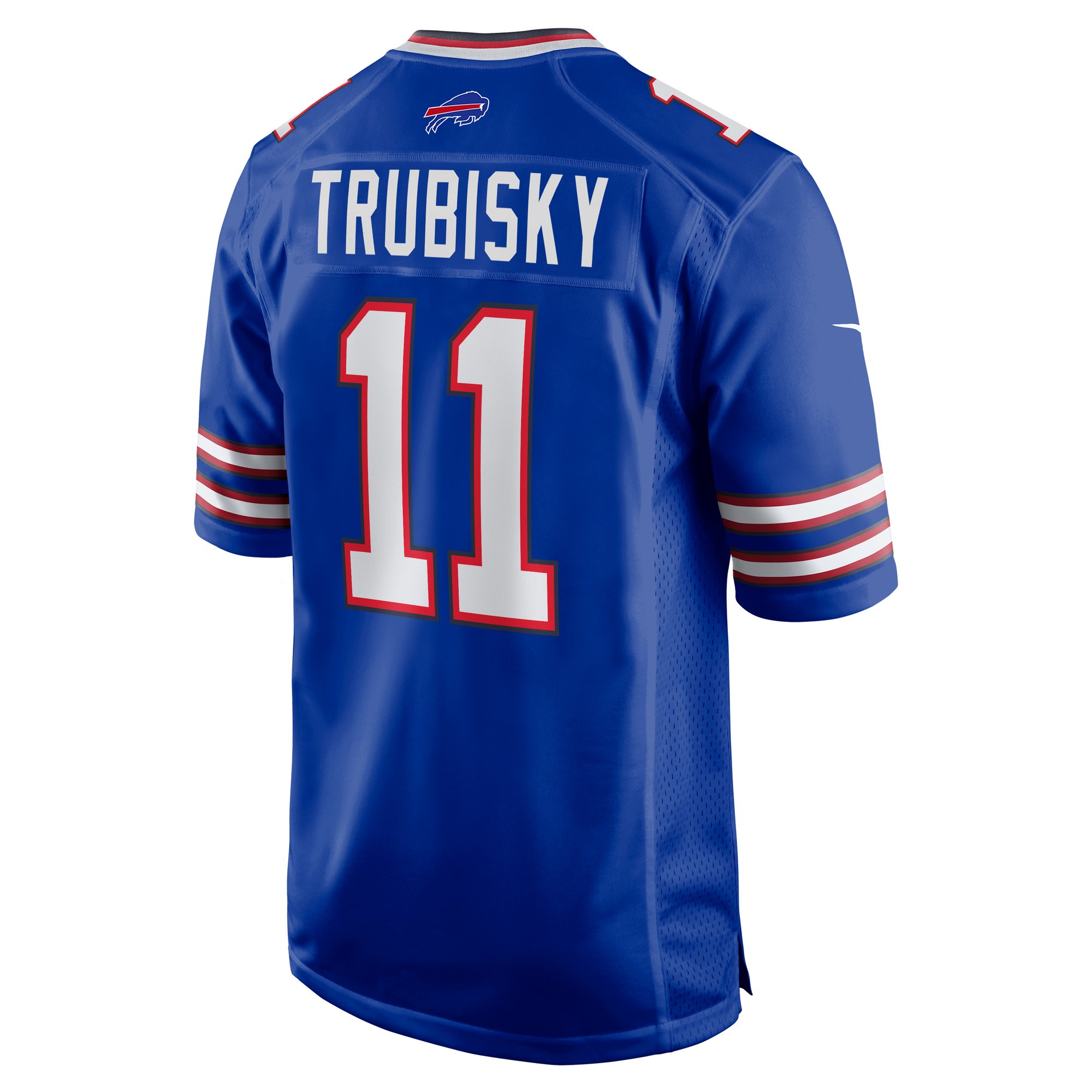 Buffalo Bills Nike Home Game Jersey - Royal - Mitchell Trubisky - Mens, , rebel_hi-res