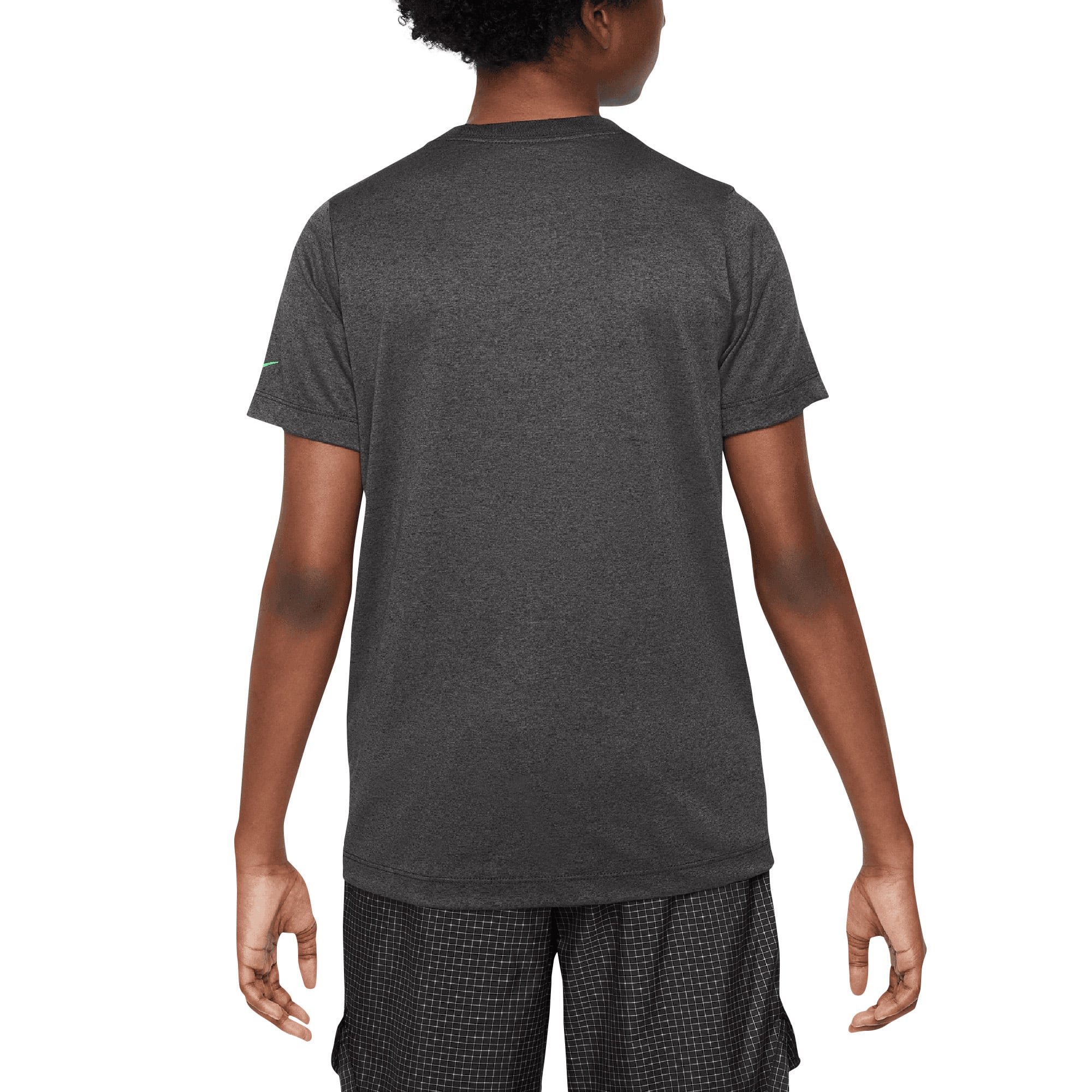 Liverpool Nike Graphic T-Shirt - Dark Grey Marl - Kids, , rebel_hi-res