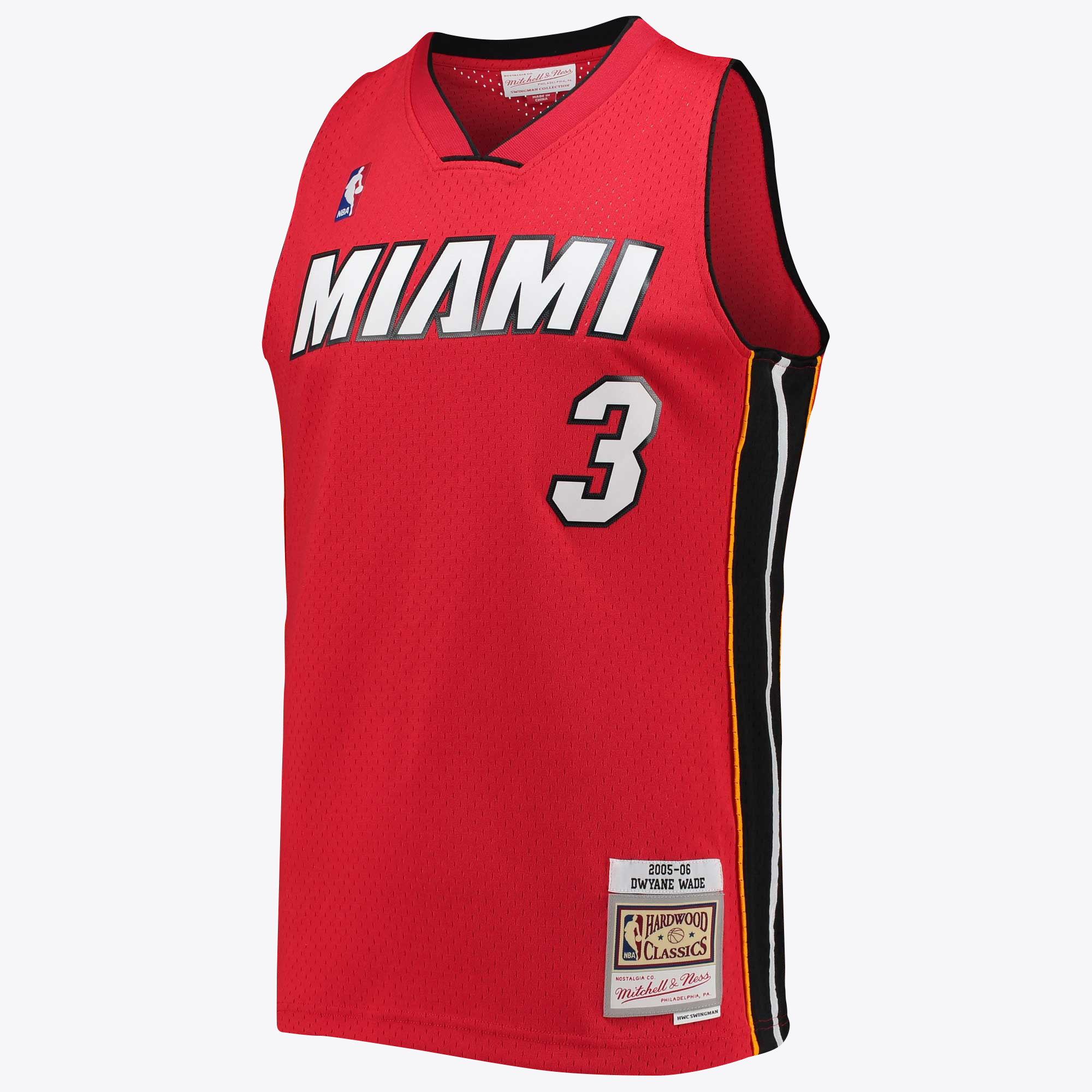 Dwyane Wade Miami Heat 2005 Mitchell & Ness Red Alternate Hardwood Classics Swingman Jersey, , rebel_hi-res