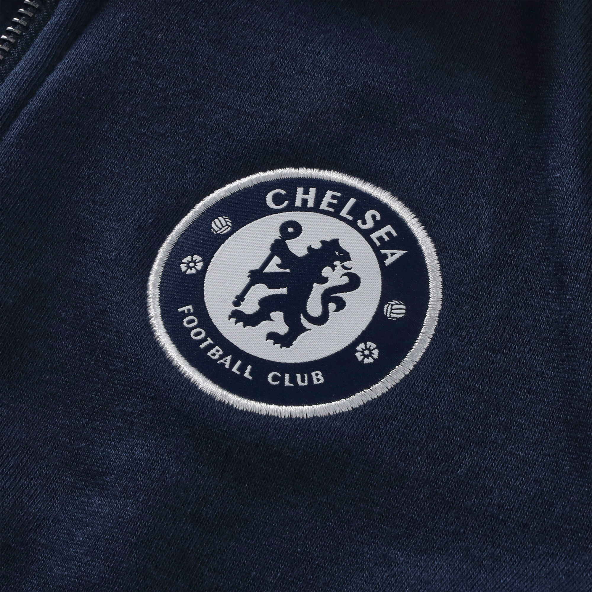 Chelsea Core Zip Through Hoodie - Navy - Boys, , rebel_hi-res