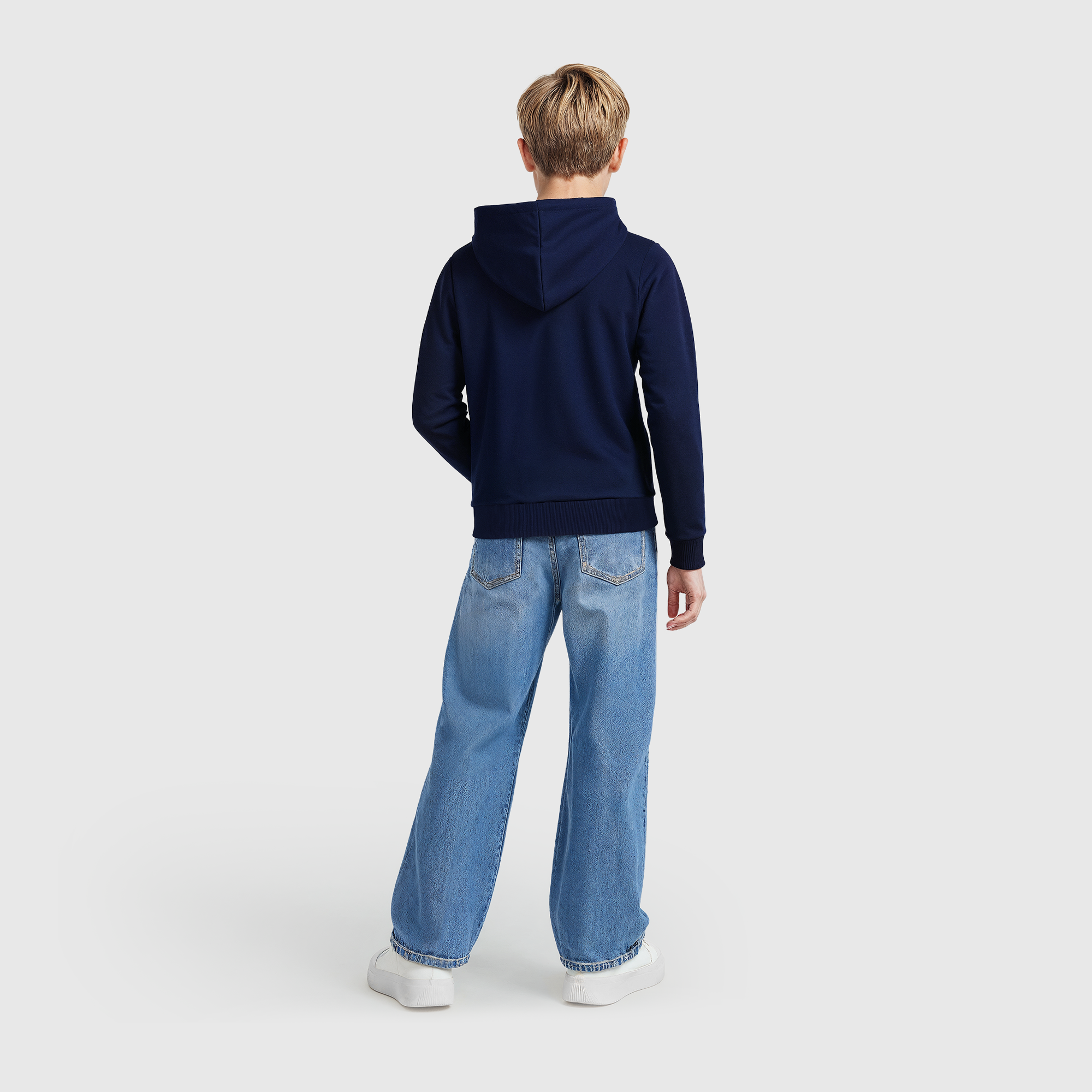 Chelsea Core Zip Through Hoodie - Navy - Boys, , rebel_hi-res